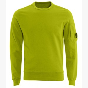 Sudadera de Cuello Redondo para Hombre, 100% Algodón, de la Mejor Calidad, Color Sólido, Personalizada al por Mayor, Cálida para Invierno, Manga Larga, Corte Holgado - Product Image 3