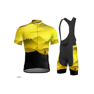 Meilleures ventes, ensemble de maillots de cyclisme OEM de nouveau style, vêtements de vélo respirants, vêtements de sport imprimés par sublimation, uniformes de cyclisme - Product Image 2