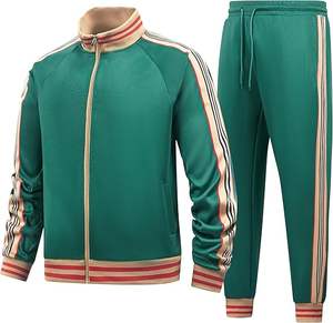 Conjunto Deportivo de Terciopelo para Hombre de Primera Calidad, Corte Ajustado, Hecho en Fábrica, Talla XXL, al Mejor Precio para Invierno - Product Image 1