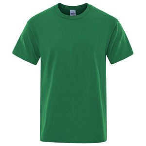 T-shirts à capuche pour hommes respirants et frais en vrac de l'usine ODMOEM avec cordon, impression de logo personnalisable, t-shirts pour hommes 100% coton - Product Image 3