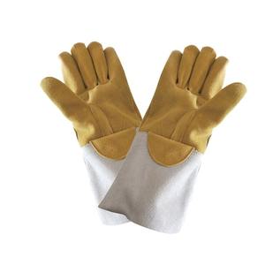 Meilleures ventes de gants de soudage en cuir de service OEM avec respirabilité et prise en main Gants de soudage antidérapants résistants à la chaleur - Product Image 1