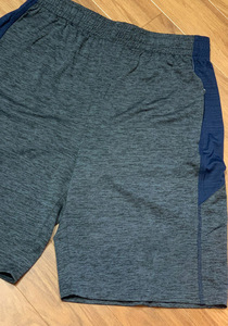 Short de voyage léger et confortable motifs à carreaux classiques renforcés BSCI athlétique en maille respirante, été, short de basket-ball - Product Image 2