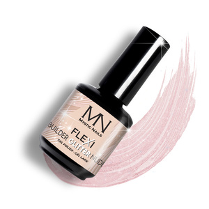 Multifuncional Builder & Cover UV LED Gel Polish-Hecho en EU - CPNP - Flexi Builder Glitter Nude 12ml - Mystic Nails - Product Image 1
