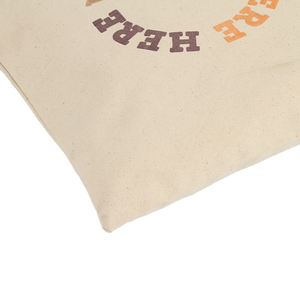 Bolsa ecológica de lona con impresión de logotipo personalizado, bolsa de compras reutilizable de algodón natural para playa - Product Image 4