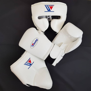 Ensembles de boxe en cuir véritable vente en gros de haute qualité ensemble de combat de boxe professionnel sur mesure ensemble d'entraînement de boxe gagnant - Product Image 4