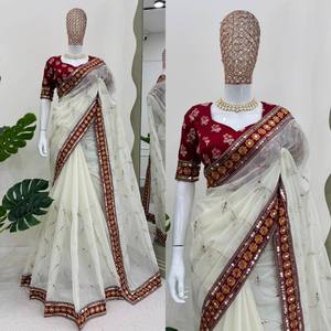Thương Hiệu Mới Ấn Độ Và Pakistan Phong Cách Kanchipuram Lụa Saree Kurta Kurtis Cho Người Lớn Thời Trang Salwar Kameez Và <span class=keywords><strong>Net</strong></span> Váy Phù Hợp Với - Product Image 3