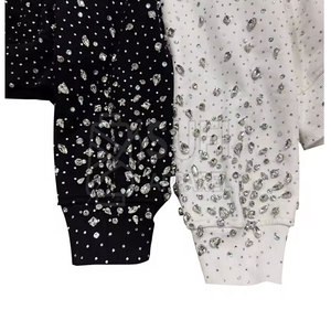 Fabricante de Pakistán, Sudaderas con Pedrería para Invierno, 100% Algodón, Colores y Logotipo Personalizados, MOQ Bajo, Logotipo Personalizado - Product Image 4