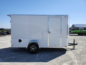 6x12 Enclosed Cargo <b>Trailer</b> 3500lbs Single Axle Box <b>Trailer</b> 78in Interior Height Steel Cargo <b>Trailer</b> for Sale - Product Image 2