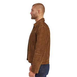 Coupe coudre véritable cuir de vachette noir blanc Premium élégant hommes Boxy Moto Bomber veste imperméable respirant coupe-vent hiver - Product Image 5