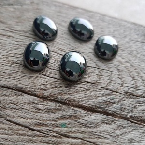 100% hematita natural forma ovalada cabujón plano piedras preciosas calibradas sueltas disponibles en forma y tamaño personalizados a precio de bulto OEM - Product Image 2