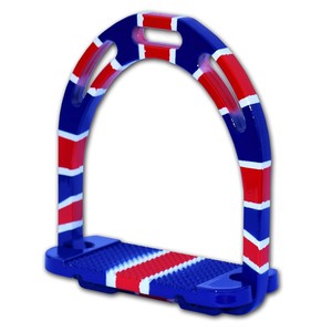 Étriers d'équitation en aluminium Custom Flag Jin avec poignée antidérapante (OEM/ODM) - Product Image 1