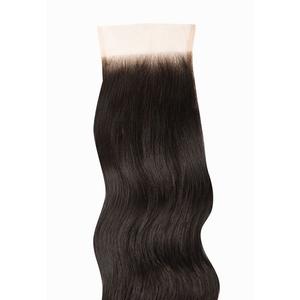 4x4 Cierre de encaje recto Cabello humano HD Cierre de encaje Parte libre 100% Cabello virgen brasileño Pre arrancado con cabello de bebé - Product Image 3