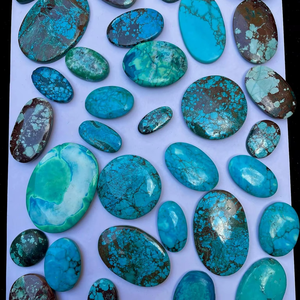 Firoa Vente en gros de cabochons turquoise Firoza Pierres précieuses minérales Firoza en vrac pour la fabrication de bijoux et les cadeaux pour femmes - Product Image 1