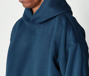 เสื้อฮู้ดสวมหัวโอเวอร์ไซส์สำหรับผู้ชายเสื้อฮู้ดและสเวตเชิ้ตแบบสวมศีรษะโอเวอร์ไซส์พิมพ์ลายได้500 - Product Image 5