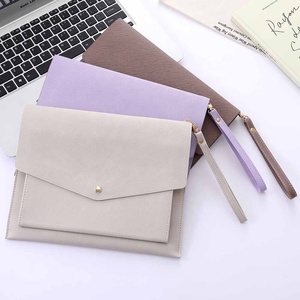 Hongbo bán chạy nhất 6-màu nhỏ Saffiano Da Ví lớn Túi tài liệu với vòng tay cho ipad/notepad/Tablet Bìa & trường hợp - Product Image 1