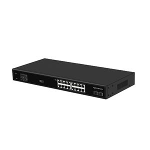 Switch PoE 16 Port Harga Terjangkau 2024, Unmanaged, Budget 300W, Mendukung VLAN Default Extend dengan 2 Port Uplink Gigabit - Product Image 3