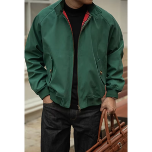 Veste universitaire avec manches en cuir contrasté et blouson bomber de baseball en laine mélangée vêtements d'extérieur streetwear décontractés - Product Image 3