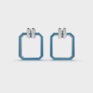 ต่างหูแท่งเพชรทันสมัย18K เครื่องประดับที่เพรียวบางสำหรับผู้ที่ชื่นชอบเทรนด์มินิมอลในราคาที่ดีที่สุด - Product Image 3