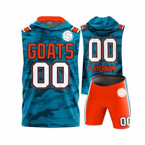 Tenues de football américain, maillots, ensembles, design personnalisé, 7V7, 7on7, respirant, coton spandex, couleurs et logo personnalisés - Product Image 3