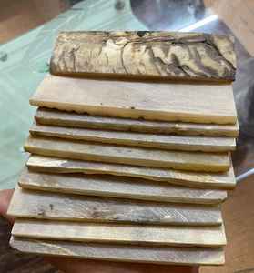 Escamas de Cuerno de Carnero Cuadradas Hechas a Mano, Ecológicas y Personalizadas, Color Natural, Escamas de Cuerno de Oveja Prensadas, Placas de Alta Calidad, Modernas - Product Image 2