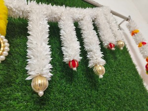 Jasmine Flower Toran Artificial Floral <b>Door</b> Valance <b>for</b> Wedding Christmas Decor Wall Hangings Temple Windows Mother's Day - Product Image 3