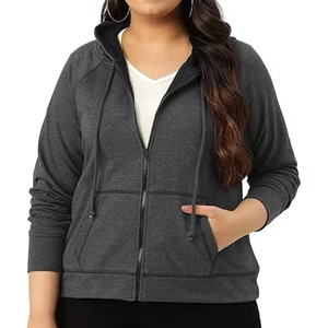 Sudadera con Capucha y Cremallera de Forro Polar para Mujer, Talla Grande, Marca Wear Your Opinion - Product Image 1