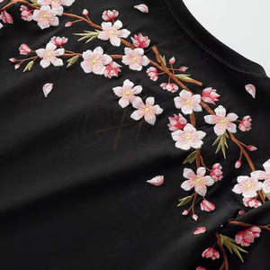 Camiseta de color sólido 100% algodón con bordado para hombre, cómoda, talla grande, informal, con bordado. - Product Image 4