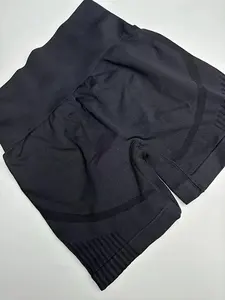 Shorts de Yoga d'été taille haute pour femmes Leggings de sport sans couture élastiques pour les vêtements de gymnastique d'entraînement de forme physique pour l'exercice de bout à bout de levage - Product Image 6