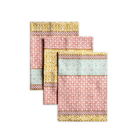 100% pur coton broder cuisine torchon motif gaufré impression personnalisée nettoyage à domicile serviettes de cuisine