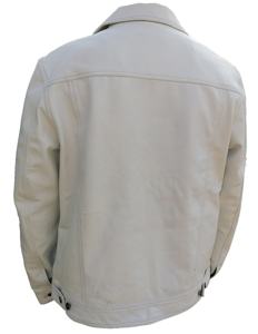 เสื้อแจ็คเก็ตหนังแกะแท้สำหรับผู้ชาย สไตล์ยีนส์ กันน้ำ ระบายอากาศได้ดี ไซส์ใหญ่พิเศษ สำหรับฤดูใบไม้ผลิ - Product Image 4