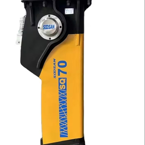 SOOSAN <b>Hydraulic</b> <b>Breaker</b> SQ 70 Box type with Auto Grease system and acumulator <b>breaker</b> suitable for excavators with 16-21 tons - Product Image 1