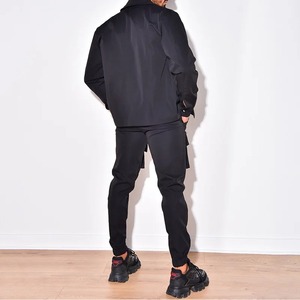 2025 hommes décontracté Sport vêtements ensemble à manches longues Streetwear veste manteau et Leggings pantalon à capuche et sweat à la mode nouvelle tendance - Product Image 2