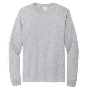 Camiseta Transpirable de Manga Larga, Cuello Redondo, Corte Regular, Informal, Esencial - Product Image 1