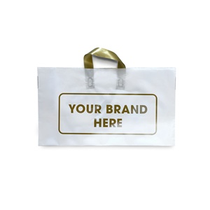 Custom Printed HDPE Soft Loop Plastic <b>Bag</b> for Baklava Cake Box Eco-Friendly <b>Packing</b> <b>Bag</b> - Product Image 6