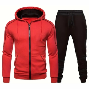 Vente en gros de survêtements de haute qualité pour un style respirant parfait pour la salle de sport décontracté en plein air 100% coton/polyester survêtement - Product Image 6