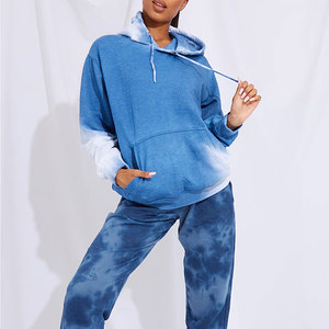 Sudadera con capucha francesa de Invierno para mujer fabricada a medida de alta calidad, lavado ácido, algodón pesado, cuello grueso suelto con capucha - Product Image 3