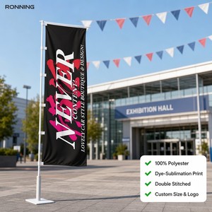 Nouveaux produits <span class=keywords><strong>de</strong></span> sublimation 2025, drapeaux publicitaires personnalisés, impression numérique, design personnalisé, drapeaux Nobori, bannières - Product Image 1