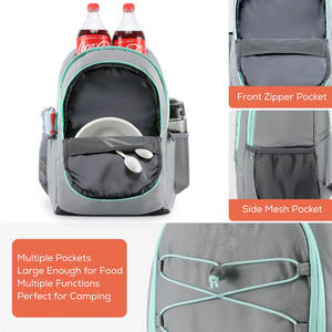 2024 Striped Pattern <b>Large</b> Capacity Gym Bag Waterproof Multi-Function Sports Backpack Custom Logo Fashionable Travel Bag Design - Product Image 5