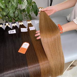 Venta al por mayor 100% Extensiones de Cabello Crudo Vietnamita Color Personalizado Doble Anillo a Granel Alta Calidad Cabello Humano Liso - Product Image 4