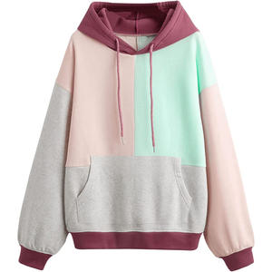 Sudaderas con capucha Fabricantes Custom 100% Cotton fleece forrado Pullover HOODIE Mujeres Hoodies - Product Image 1