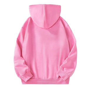 Zip-Up Autumn Wear Pink Color Highest Quality With Own Logo Customized Design <b>Men</b> Outer Wear Rhinestone <b>Hoodies</b> - Product Image 2