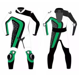 Costumes de course de moto XL grande taille 1 et 2 pièces personnalisés de haute qualité pour adultes vêtements de sport respirants, y compris les vestes - Product Image 1