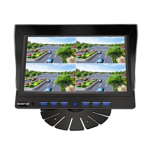 7 \ "AHD 1080p di động DVR Kit với 4/6 kênh Quad chia màn hình tối đa 256G <span class=keywords><strong>SD</strong></span> ip69k Heavy Duty xe tải đảo ngược Hệ thống camera - Product Image 3
