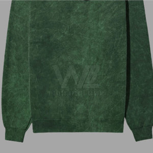 Nueva moda Ropa de hombre Tallas grandes Sudaderas con capucha de lavado ácido Algodón Estilo casual Sudaderas con capucha de lavado ácido personalizadas - Product Image 5