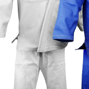 Combinaisons de judo personnalisées, kimonos de judo, vêtements d'arts martiaux, durables, à séchage rapide, respirants, en polyester et coton - Product Image 3