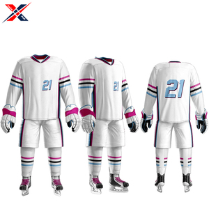 Tenues de hockey sur glace pour hommes de qualité supérieure, ensembles pour adultes, performance maximale, entraînement, utilisation en match, respectueux de l'environnement, extensible dans les quatre sens - Product Image 3