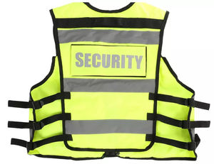 Security Latest Design Logo Custom Color Security High Visibility Reflective <b>Vest</b> Front Zipper Safety <b>Vests</b> Hi Viz <b>Tactical</b> <b>Vest</b> - Product Image 3