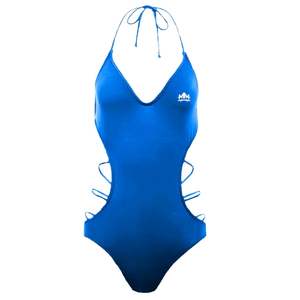 Maillot de bain une pièce en jade pour femme, avec détails à lacets, extensible, pour piscine, plage et resort - Product Image 1