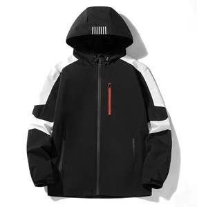 Veste matelassée en toile à col montant, coupe-vent, imperméable, respirante, fine, pour l'hiver, personnalisable OEM ODM, unisexe - Product Image 5