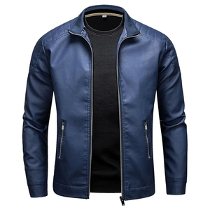 Veste coupe-vent d'hiver de haute qualité pour hommes veste en cuir de rembourrage en coton pour homme - Product Image 6